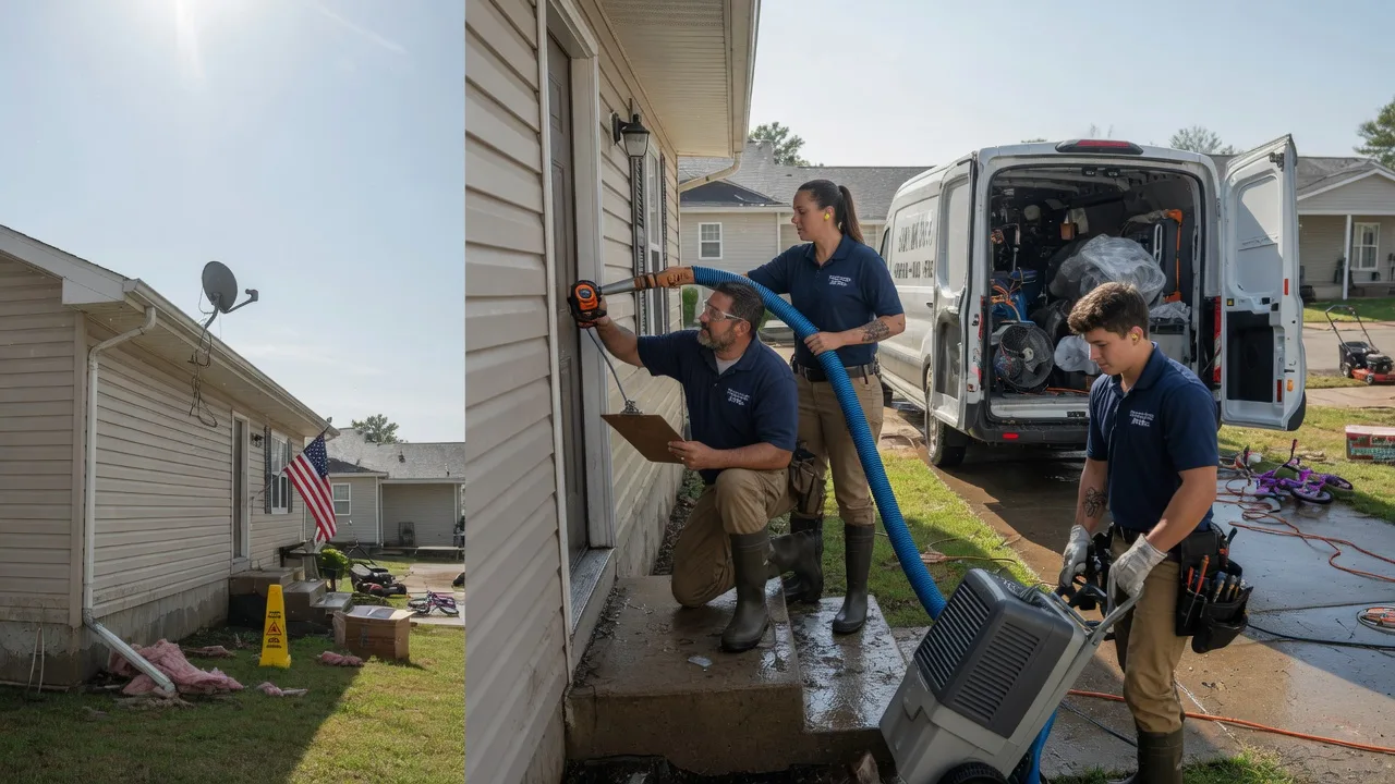 Ceiling Water Damage Restoration in Lawrenceville, IL near me